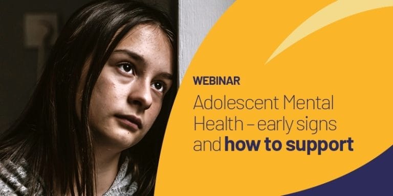 Adolescent mental health webinar